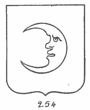 crescent with human face